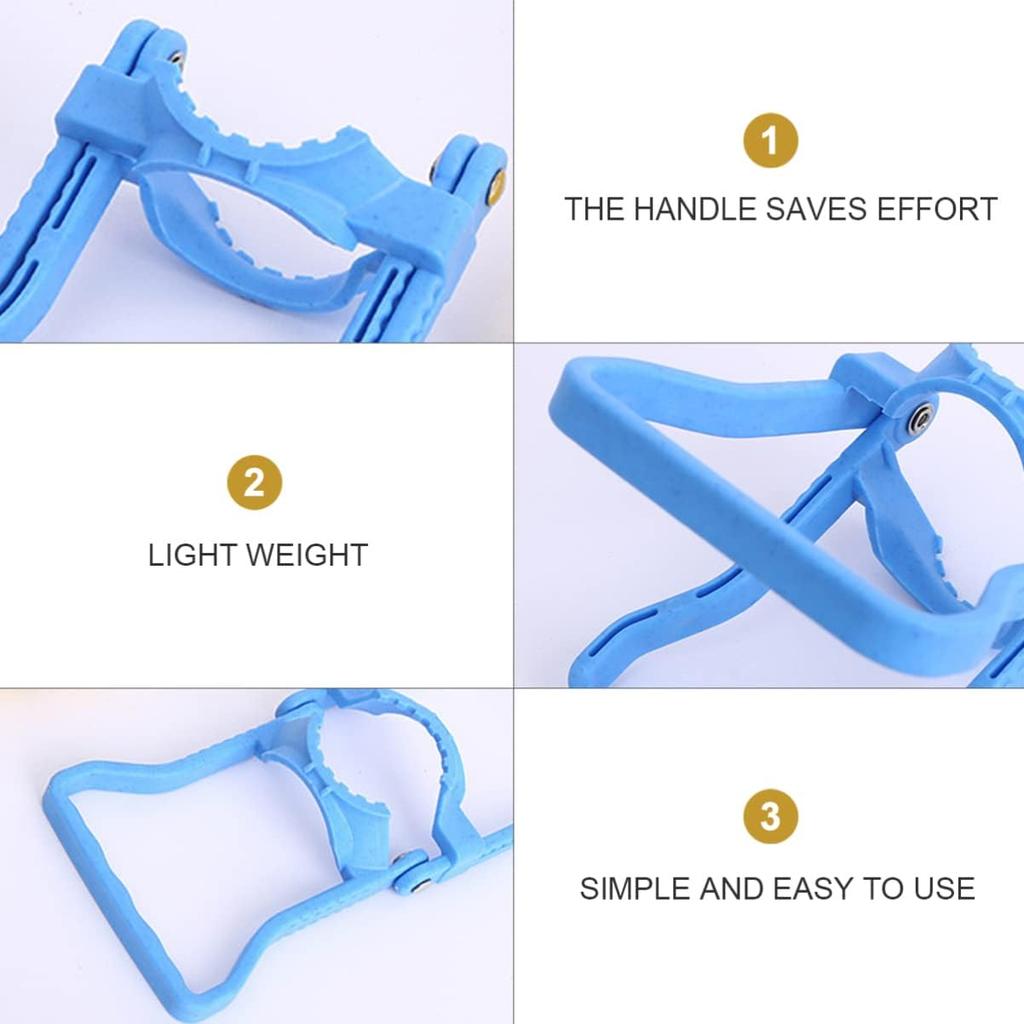 4pcs Water Lifter Bottled Water Handles Energy Saving Water Bucket Lifters Water Bottle Carrier Lifters Bucket Carrier Handle Plastic Bottled Water