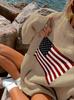 American Retro Star Flag Knit Pullover Sweater