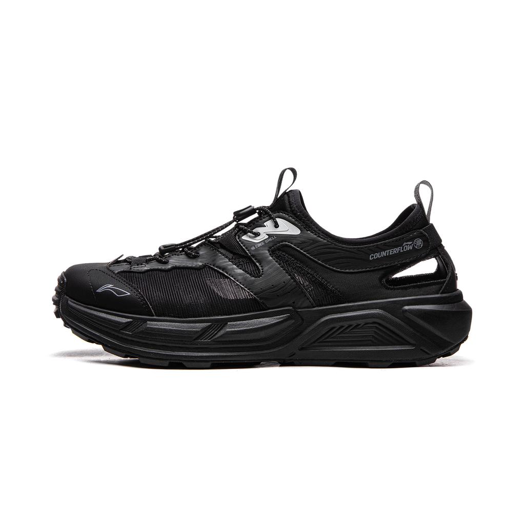 Li Ning Outdoor CF Tracing Уличная обувь Унисекс Низкая Черная AGHW003-4