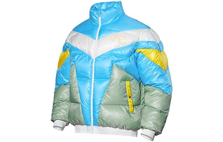 Men's Li-Ning Down Jackets Men's Blue Stand Collar Thickened Other