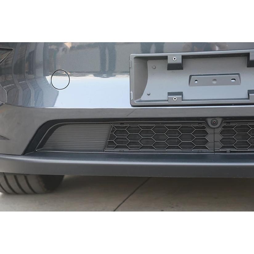 for Tesla New Model Y Juniper 2025 Exterior Kit Front Lower Bumper Racing Grille Anti-inset Protector Net Mesh Grill Cover Y L