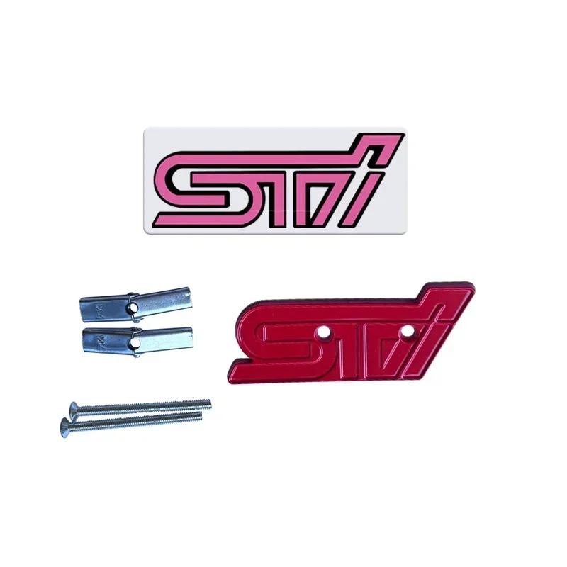 3D Metal for Subaru STI Emblem Legacy Impreza XV BRZ Forester WRX Ascent Levorg Car Front Grille Logo Badge Sticker Decoration bb1