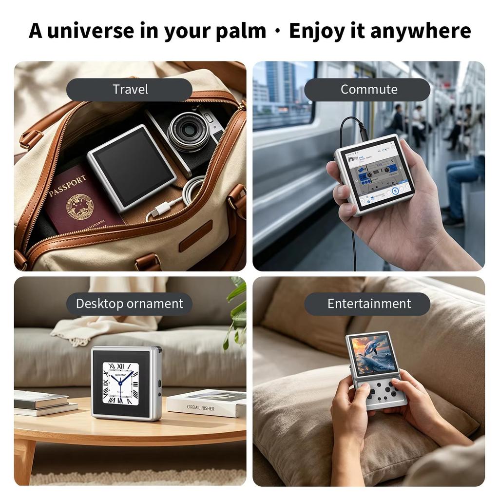 ANBERNIC RG Rotate Handheld Game Console Android 12 3.5" IPS Rotating Screen Game Emulator 3GB+32GB WiFi Portable Gaming Device