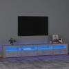 VidaXL TV Stand with LED Lights Entertainment Center Storage Media Unit Living Room Furniture Home 3152765