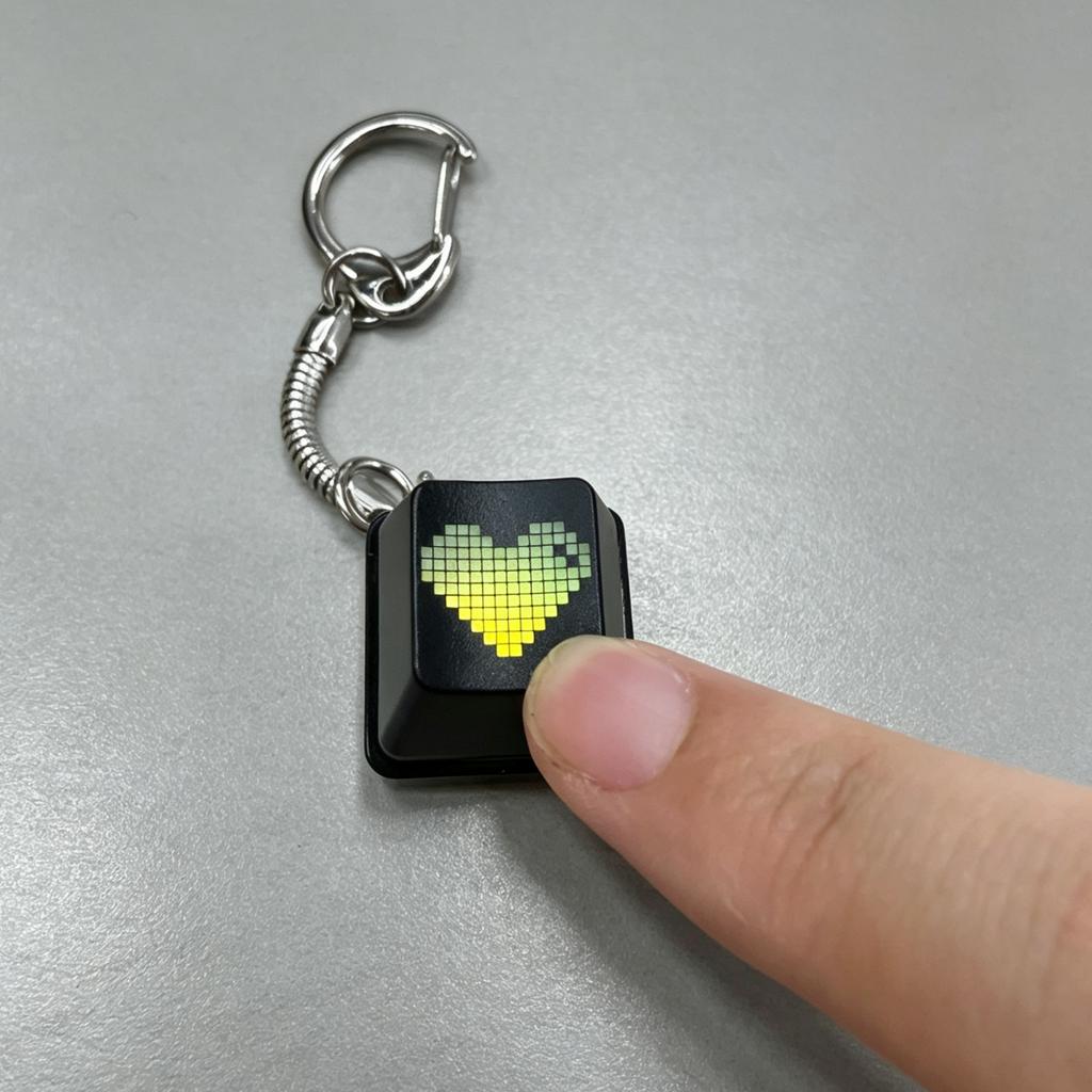 Механическая клавиатура RGB Брелок Нажимная клавиша на кончике пальца Игрушки для снятия стресса Брелок для взрослых Снятие стресса Декомпрессия Игрушка-фиджет