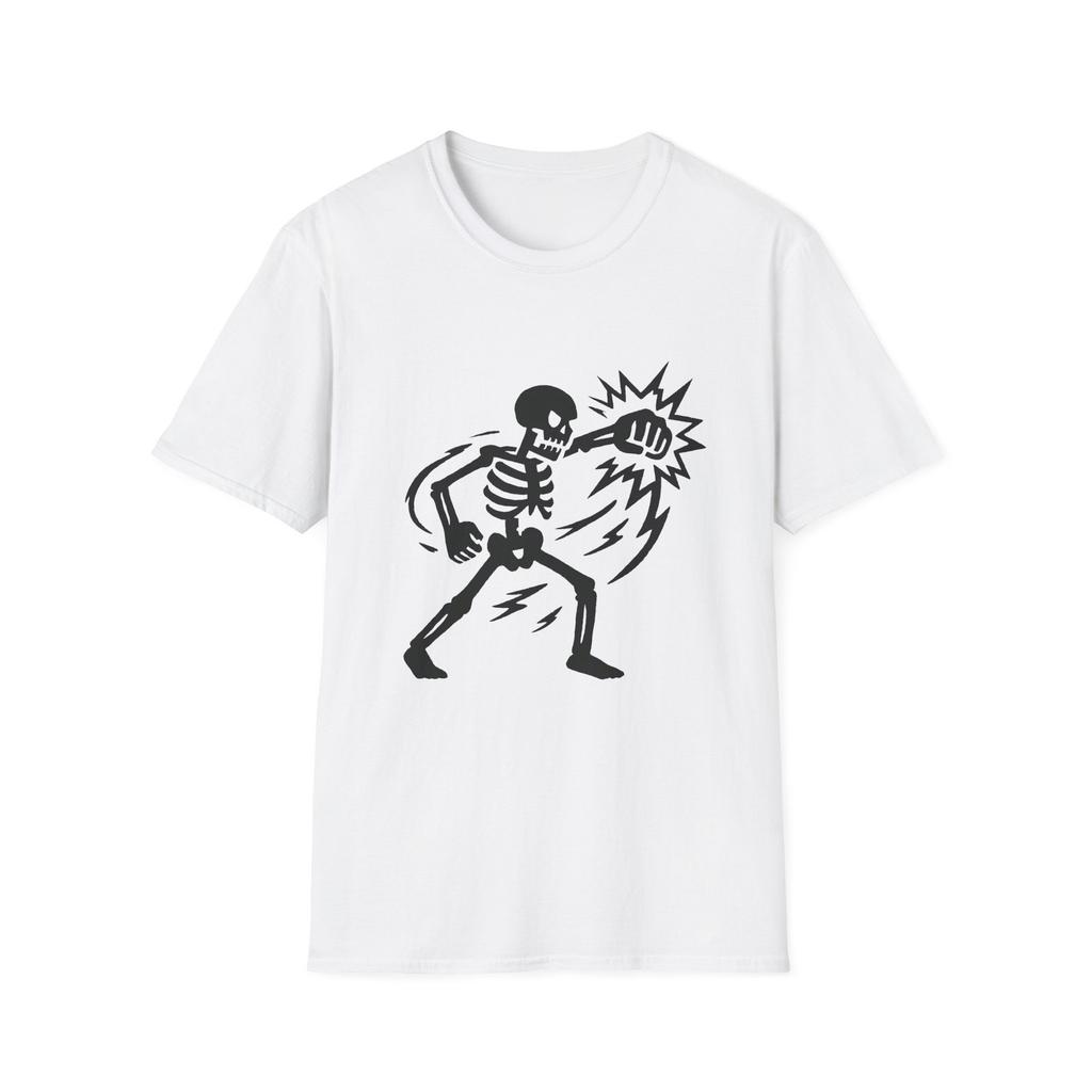 Unisex Softstyle T-Shirt Skeleton Punch Energy Motion