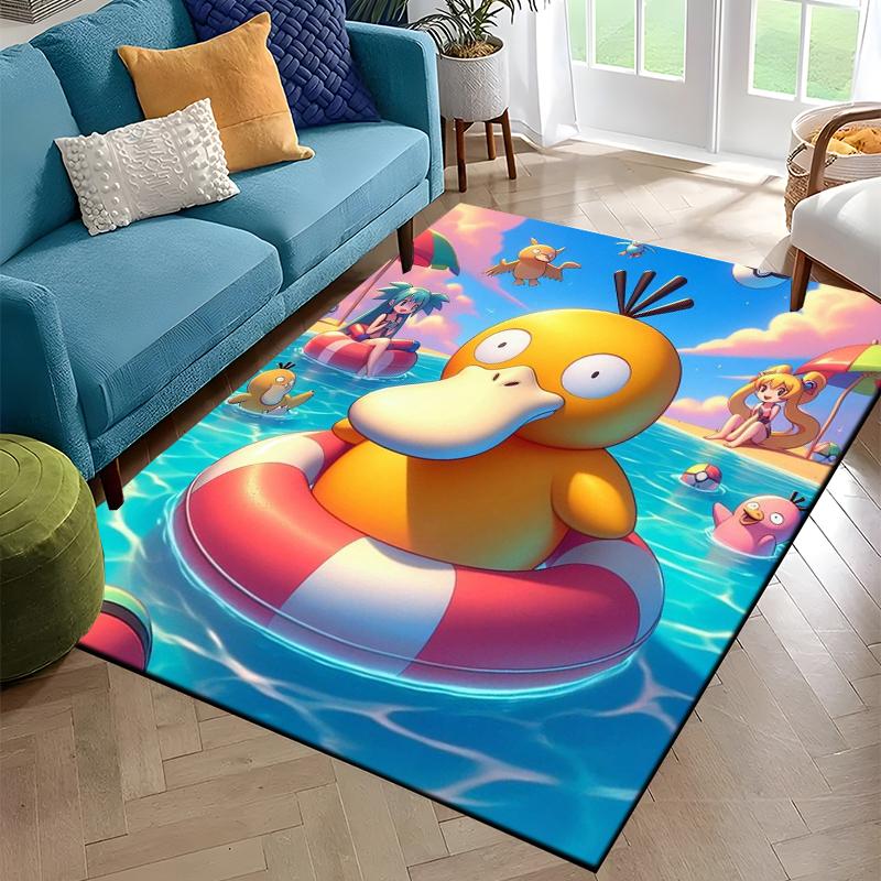 Charizard 3D Painting Japan Cartoon Pokem0n Carpet Rug for Bedroom Living Room Home Sofa Decoration,kids Large Decor Floor Mat
