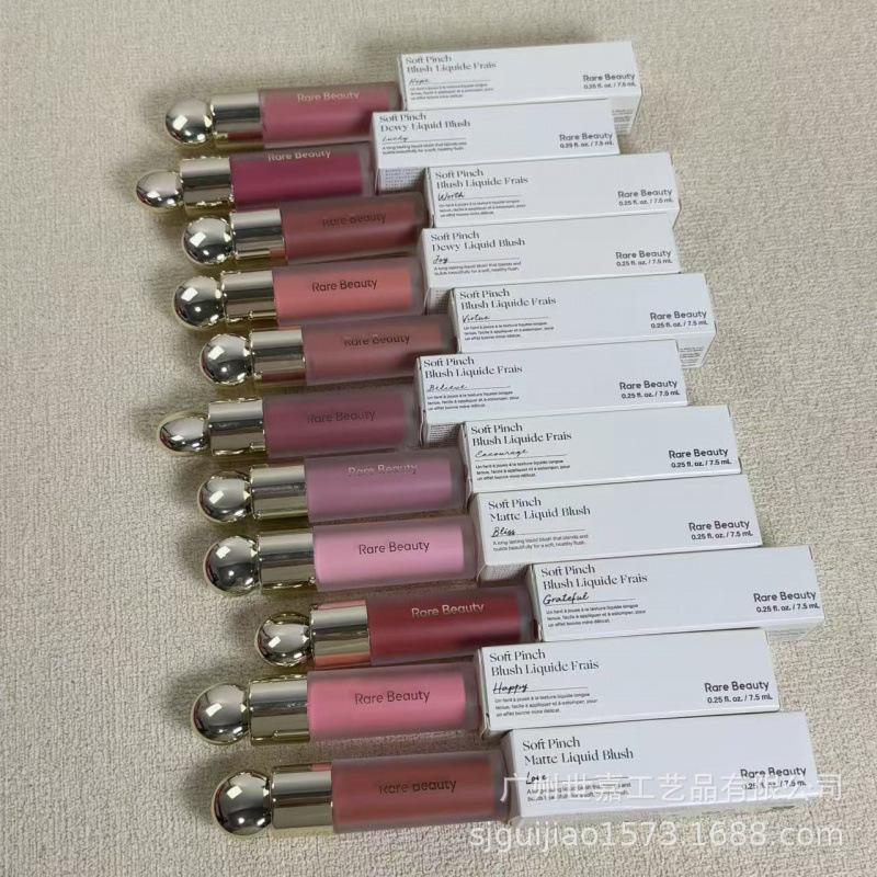 Rare Beauty by Selena Gomez Soft Pinch Liquid Blush 7.5ml, Long-Lasting Dewy Cheek & Lip Tint, Viral Shades Bliss/Hope
