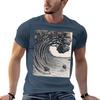 Tree Wave Tshirt Anime Tshirt Black Cotton Tshirt Plain For Unisex Package T Shirts Designer Tshirt
