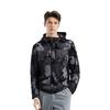 adidas Мужская куртка-худи с камуфляжем, серая, GC8266