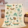 Dragonfly Throw Blanket Ultra Soft Cozy Lightweight Fuzzy Plush Flannel Fleece Blanket for Chair, Bed, Couch, Office & Travel