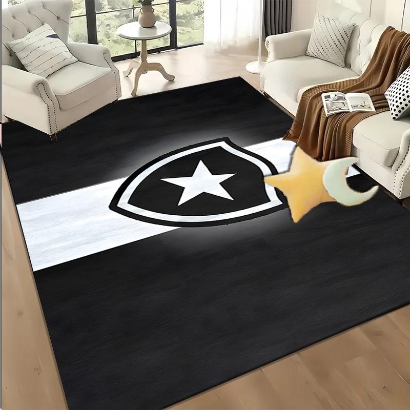 1PC Botafogo fc Rug Game Carpet, Floor Mat for Bedroom Living Room Entryway Rug, Home Decor Idea Gift for Christmas birthday