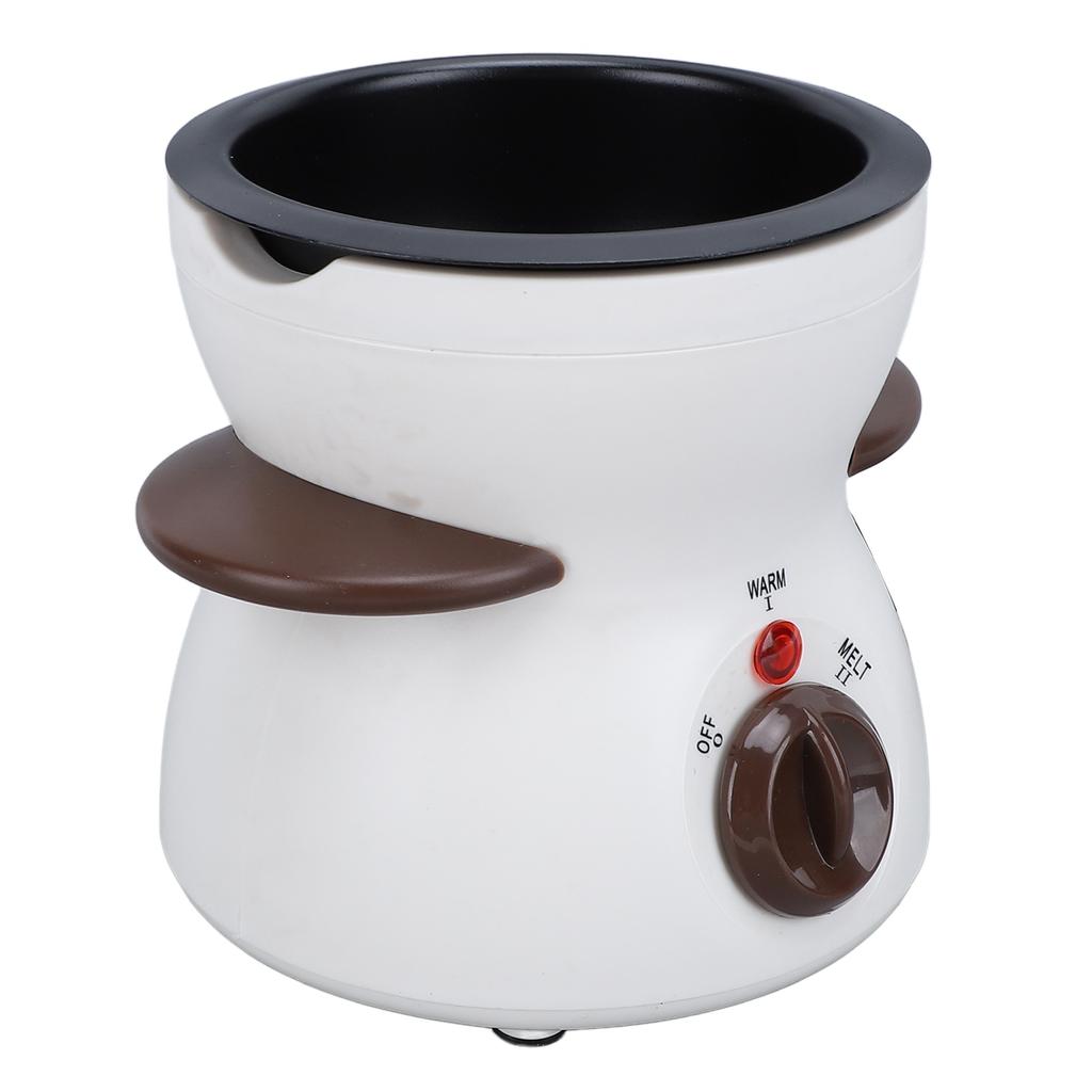 Электрический мини-фондюшник с 10 вилками для макания, шоколадный фондюшник, маленькая кастрюля для плавления шоколада