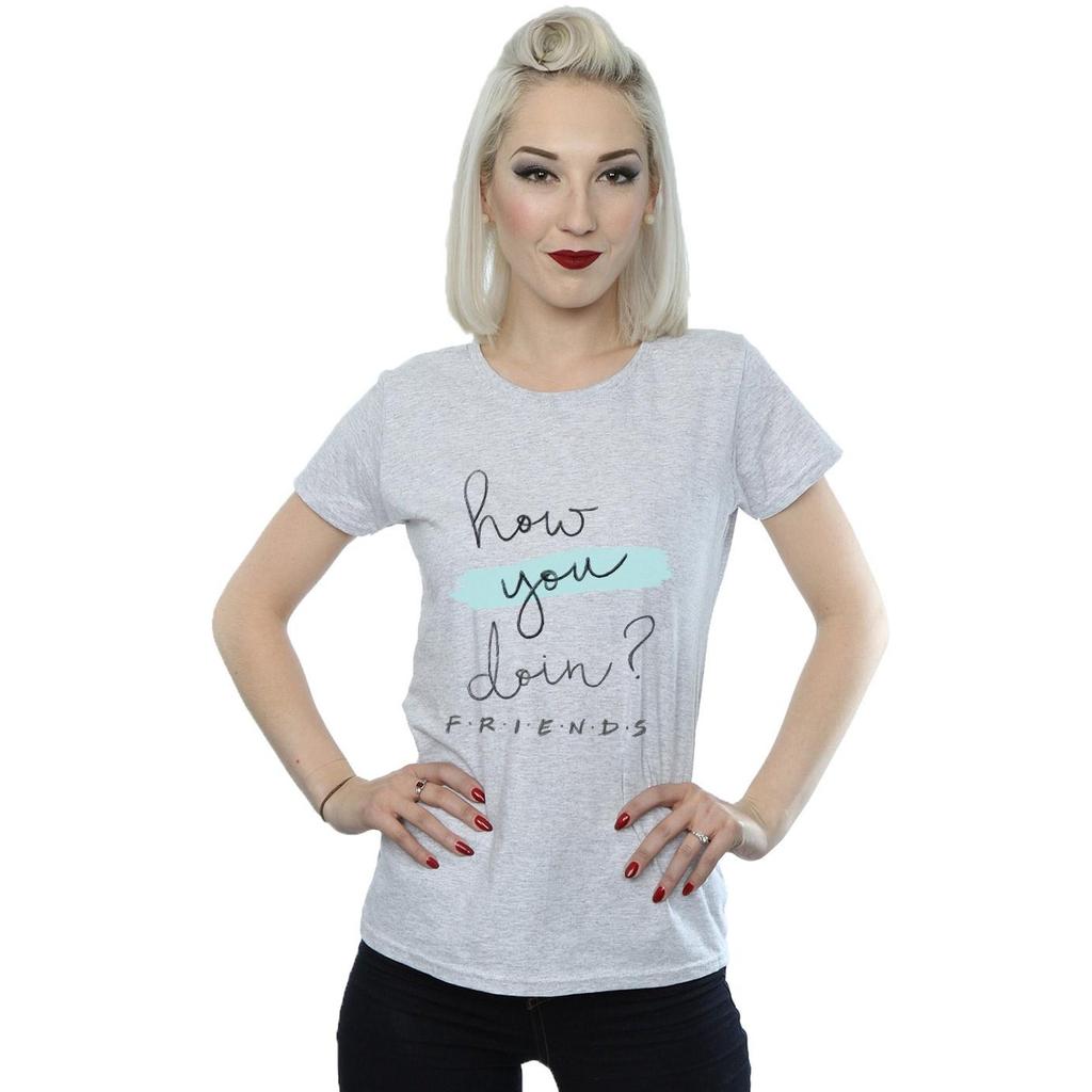 Friends Womens/Ladies How You Doin? Handwriting Cotton T-Shirt