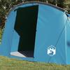 Tunnel Tent for 4 Persons with Roof in Blue and Grey 318 x 275 x 140 cm