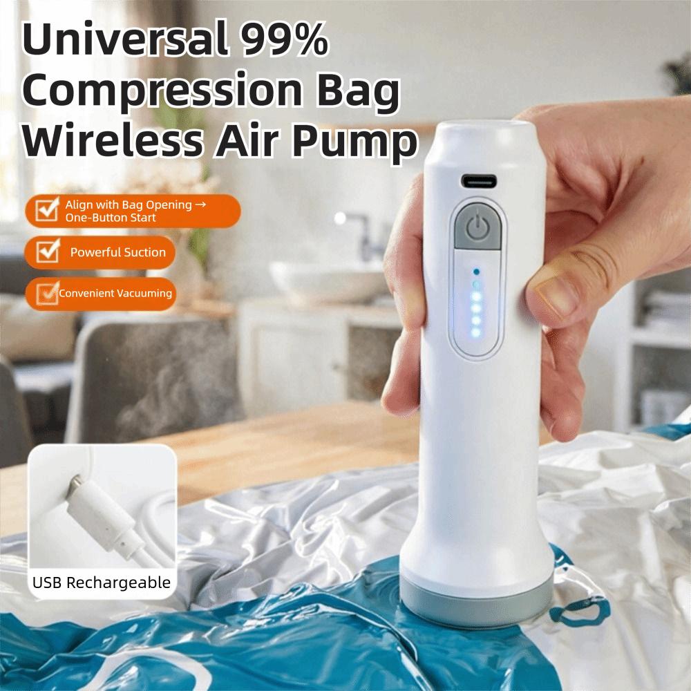 Low Noise Electric Vacuum Pump Portable Clothes Vacuum Sealer New Compressed Bag Air Pump  Travel