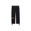 Мужские повседневные брюки Li Ning Plain Butterfly Letter Embroidery Drawstring Black AKXR643-2
