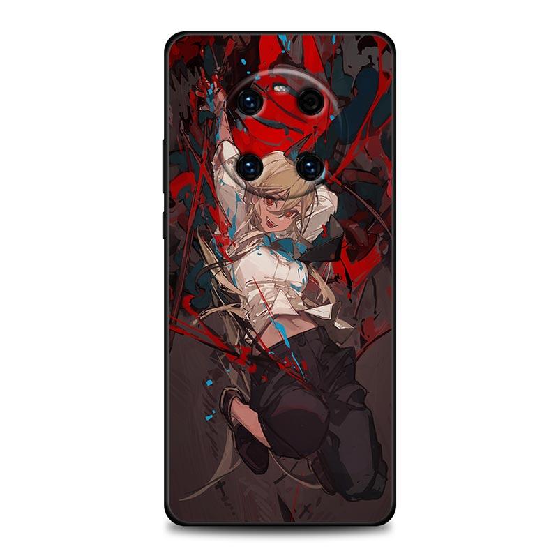 Чехол для телефона ChainSaw Man Girl Anime для Huawei Mate 10 20 40 40Rs Y6 Y7 Y7a Y8s Y8p Y9a Enjoy 20e 2019 Lite Pro Plus черный чехол