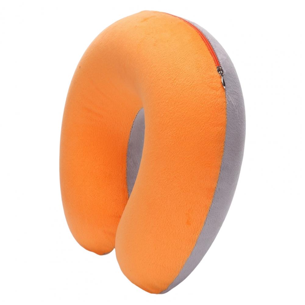 U-shaped Neck Pillow Inflatable Memory Foam Fatigue Relief Travel Pillow Flight Headrest Sleep U-shaped Cushion for Plane