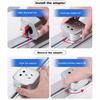 Socket Outlet 3-Pin Track Sockets Power Track Socket Outlet Versatile Electric Mobile Track Socket Power Track Adapter