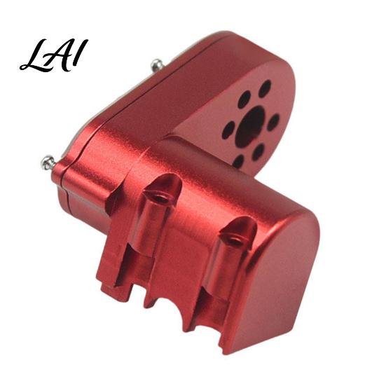 Precision Crawler Transmission System Metal Worm Gear Case for 1/24 Axial SCX24 Crawler Aluminum Rc Car Electronic Equipment Mounting CNC with Gears