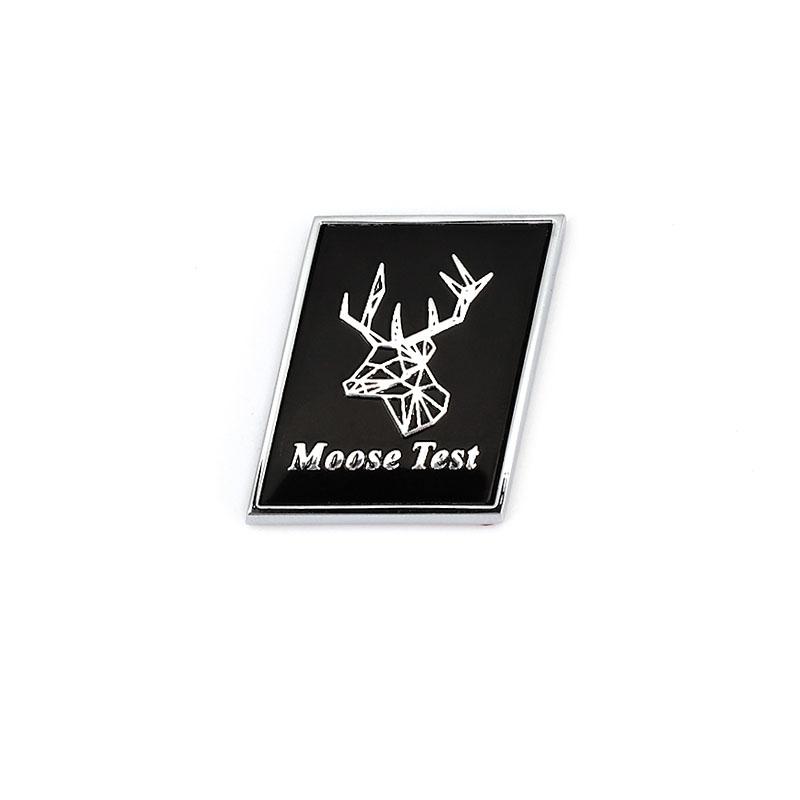3D Металл R Дизайн AWD Moose Test Логотип Эмблема Наклейка Наклейка автомобиля для Ocean V40 V60 V90 XC60 XC90 XC40 S60 S90 S80 C30