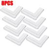 1/24pcs Baby Safety Anti Collision Angle Protector Table Corner Edge Protection Cover Transparent Window Right Angle Crash Pads