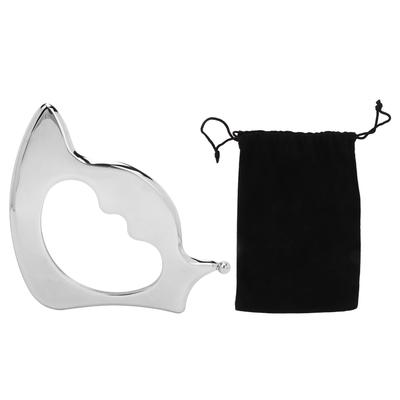 Массажная доска Гуаша из нержавеющей стали, физиотерапевтический инструмент для скульптурирования мягких тканей Гуаша