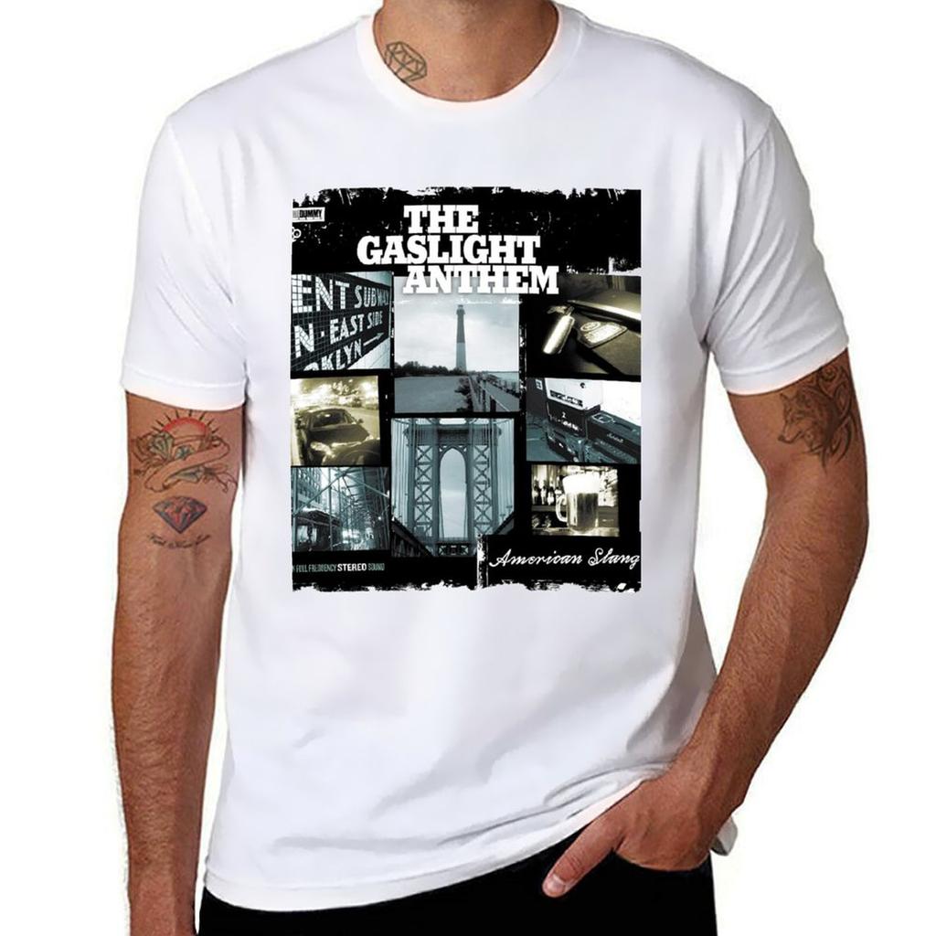 Copy Of The Gaslight Anthemamerican Slang Tshirt Sun Protective Outdoor Tee Top