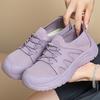 Women's Spring Summer Breathable Mesh Cloth Shoes Soft Non-Slip Sole Comfort Walking Shoes for Elderly Mothers