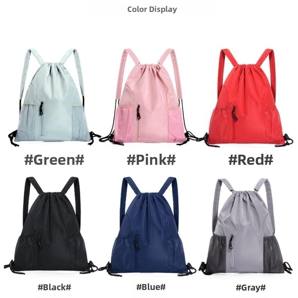 Large Capacity Gym Bag Lightweight Student School Bag Fashion Drawstring Backpack Gym