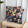 Yim Si Wan Kpop Style 2 Pcs Square Pillowcase Pillow Cover Cushion Zip Decorative Comfort Throw Pillow For Home Sofa