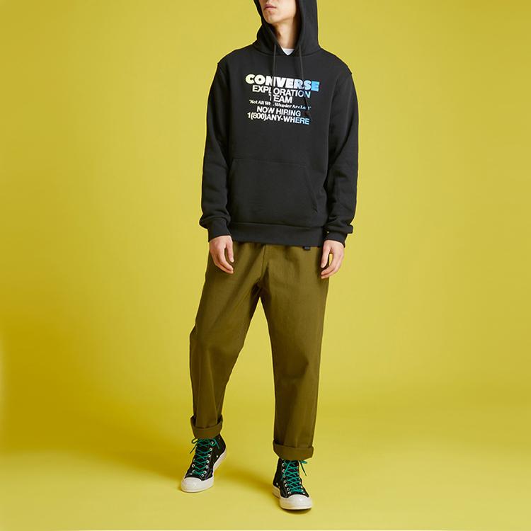 Converse Американская толстовка мужская Чернильно-черная 10021271-A01