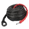Synthetic Winch Rope with Protective Sleeve High Toughness 7.5T Strength 9.5mm X 25m for 4WD Off Road Vehicle ATV UTV