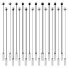 20Pcs Stainless Steel Coffee Stir Sticks Reusable Stainless Steel Cocktail Sticks Practical Stainless Steel Beverage Stirrers