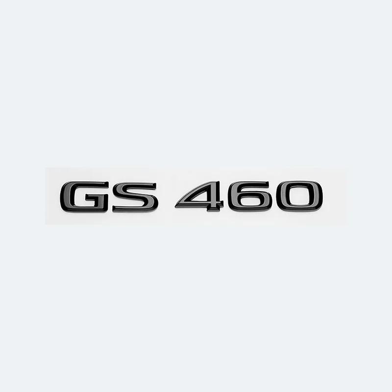 Chrome Black 3D Letters GS200t GS250 GS300 GS400 GS460 GS450h Emblem Car Trunk Logo Sticker Accessories For Lexus GS Series