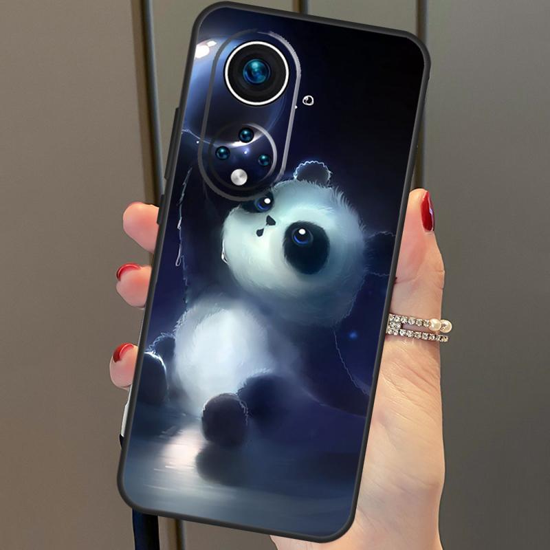 Милый Мультяшный Чехол-Панда Для Honor X8b X9b 90 70 50 Magic 5 Pro Magic 6 Lite X6 X7 X8 X9 X6a X7a X8a X9a Обложка