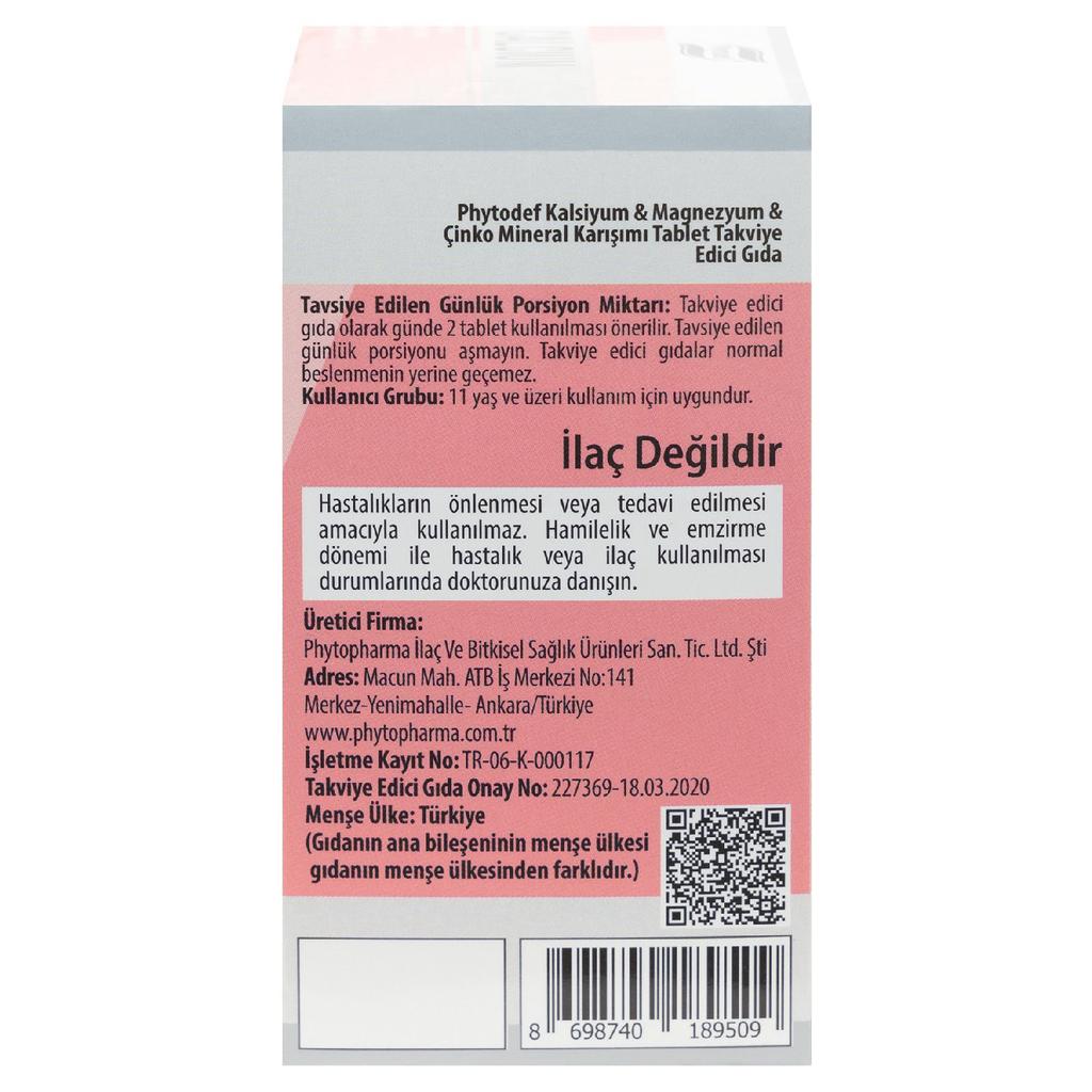 Calcium Magnesium Zinc - 60 Tablet (calcum Magnesum Znc)