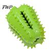 Independent Play Dog Toys Spiky Chili Chew Toy, Treat Dispenser Food Dispensing Interactive Rubber Toy for Teeth Cleaning, Mental Stimulation Cleaning