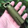 Aluminium Alloy Waterproof Medicine Storage Bottle Capsule Container Sports Outdoor Hiking