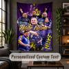 Personalized Wall Tapestry,Luke Littler Custom Text, Soft Fabric Wall Art For Indoor Decoration