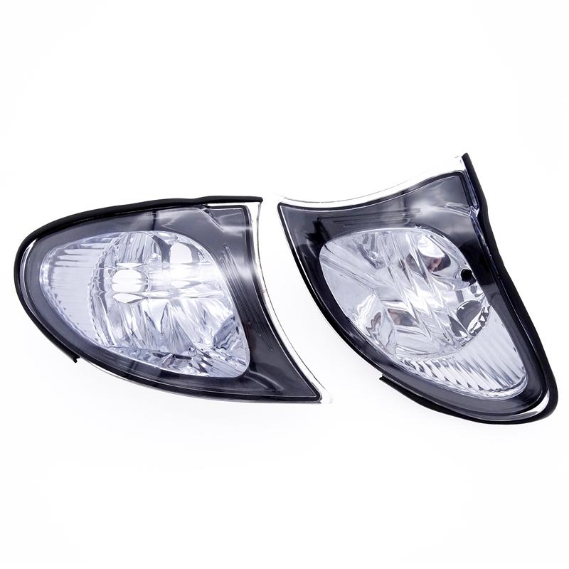 1/2 шт. автомобильный светодиодный угловой габаритный фонарь, корпус указателя поворота, крышка лампы для BMW 3 серии E46 4DR 318i 320i 325i 330i 2002-2005