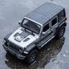 1:22 Jeep Wrangler Unlimited Rubicon Off Road SUV Alloy Metal Diecast Model Car Home Trendy And Desktop Display Ornament Hobby ALR1