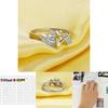 Crystal Cute Women Ring Flower Fairy Nymph Princess Angel Finger Ring Jewelry Gift For Girl Crystal Ring