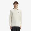 Fred Perry [M3636] Рубашка Fred Perry с длинным рукавом, двойная полоска - Кремовый/Коньячный/Ночной зеленый Afpm2G33636-69C