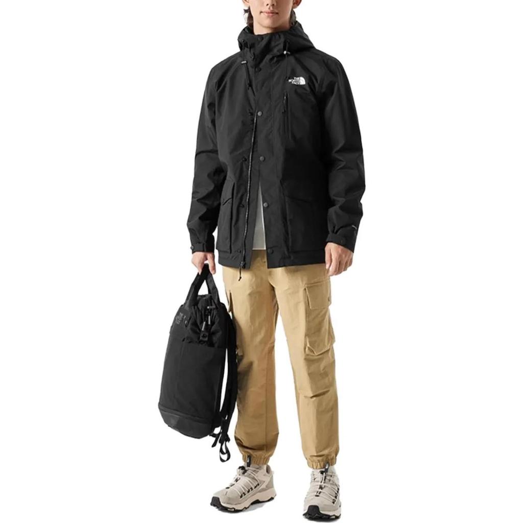 THE NORTH FACE Urban Exploration Waterproof Windproof Windbreaker Jacket Men's Black (Unisex) Windbreaker Jackets NF0A88RB JK3