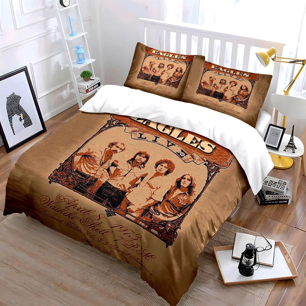 Eagles Live Concert Bedding Bedding Duvet Cover Set Duvet Cover Pillowcases (1*Duvet Cover 2*Pillowcases, without duvet insert)