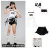 Girls Jazz Dance Outfit Set Kids Sleeveless Top Shorts Streetwear Performance Costume Stage Hip Hop