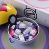 Candy Gachapon Keycap Purple And Pink Color Matching Pbt Cherry Wooting Digital Area Letter Area Keycaps