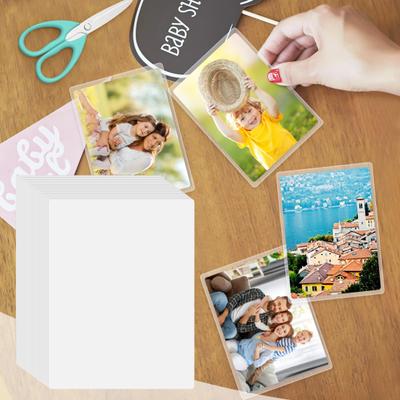 100 шт. универсальные листы для ламинирования, пакеты для термоламинирования, пластиковые бумажные листы для ламинирования для поделок из пластифицированной бумаги